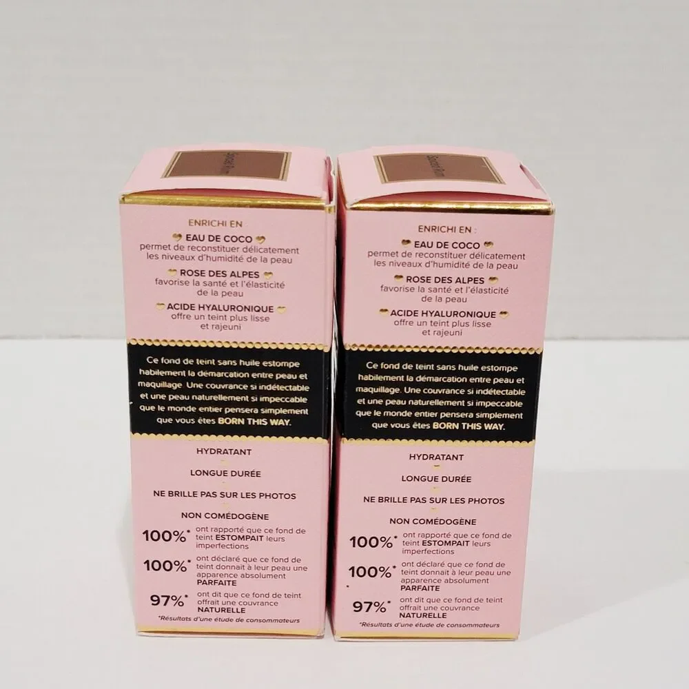 Too Faced Born This Way SPICED RUM Undetectable Med to Full Foundation 1.0oz Lot